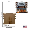 thumbnail image 2 of Lifesize Road Closed Detour Sign Cardboard Cutout Standup, 2 of 3