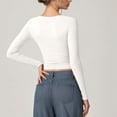 thumbnail image 4 of EDFBUYKRS Women’S and Women’S Plus Relaxed Fit Button Front Shirt, Sizes M, 4 of 6
