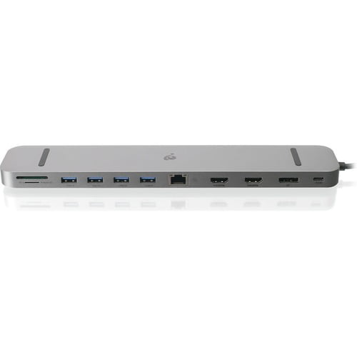IOGEAR Dock Pro USB-C Triple HD Dock avec PD 3.0 - pour Notebook/tablette/workstation/moniteur - Oui - microSD, SD - 100 W - USB 3.1 Type C - 3 Écrans