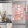 thumbnail image 6 of Mexican Talavera Red Dishwasher Magnet Covers for The Front Magnetic Dishwasher Decorative Cover Home Cabinet Decals 23" x 26" Refrigerator Door Decor, 6 of 6