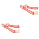 thumbnail image 2 of Qarigey 1 par de guantes de red de malla para mujer, mitones de fiesta sin dedos para mujer, mitones decorativos Unisex, decoración de ropa Rojo 2piezas, 2 of 6