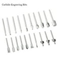 thumbnail image 1 of 20pc Engraving Bits Carbide Burrs Set Die Grinder Rotary Tool HSS for Dremel., 1 of 9