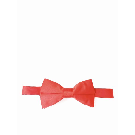 Classic Solid Coral Bow Tie