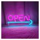 thumbnail image 5 of Letrero De Neón Open Con Luz LED Regulable Para Publicidad En Negocios Tiendas, Bares Y Cafeterías Decoración 30cmx14cm, 5 of 6