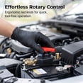 thumbnail image 4 of Battery Disconnect Switch | Battery Isolator Cut-Off Breaker for 12V 24V Systems | Adjustable Brass Terminal Post for Car Truck RV Boat Marine & Vehicle Storage Safety, 4 of 5