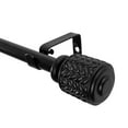 thumbnail image 5 of UTOPIA ALLEY Wall Mounted 3/4 Inch Curtain Rod - Curtain Rods For Windows 86 to 120 Inch, Adjustable Drapery Rods, Black Curtain Rods, Bedroom Curtain Rods, Tapestry Poles (Black, 86"-120"), 5 of 8