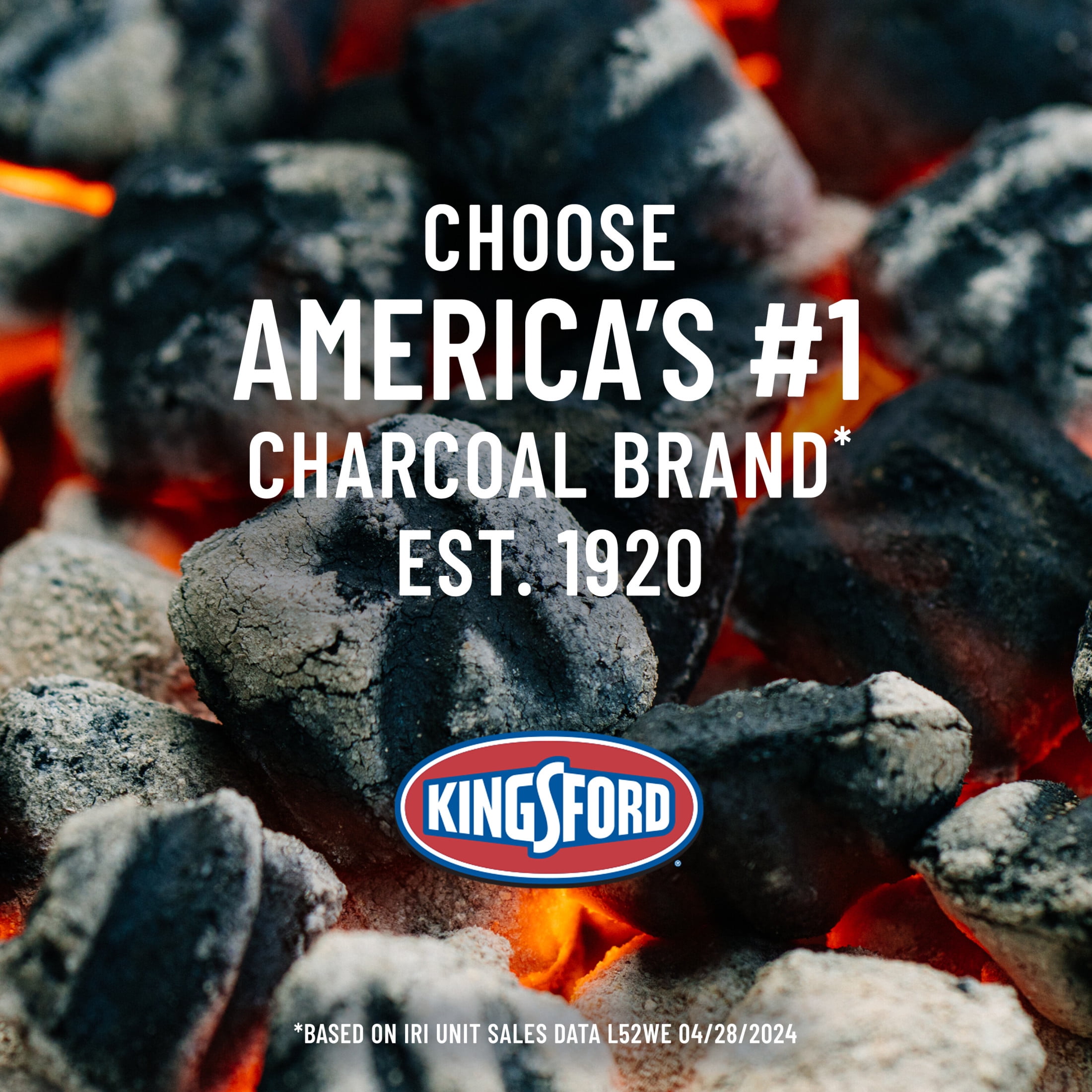 Kingsford Original Charcoal Briquettes for BBQ & Cooking, 16 Kingsford Original Charcoal Briquettes for BBQ & Cooking, 16