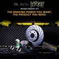 thumbnail image 3 of Hart Brakes Front Brakes and Rotors Kit |Front Brake Pads| Brake Rotors and Pads| Semi Metallic Brake Pads and Rotors| Hardware Kit and Brake Sensor - BHC1.63032.53, 3 of 7