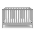 thumbnail image 2 of Storkcraft Hillcrest 4-in-1 Convertible Baby Crib, Pebble Gray, 2 of 9