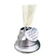 thumbnail image 1 of Bewildely Campana colgante conmemorativa de Navidad, enlace de ala de Ángel, campana de plata, una pieza de mi corazón está en el cielo, colgante de Kits de decoración para fiestas Numero 3 Bewildely HA045224-03, 1 of 5