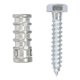 thumbnail image 1 of taquete/anclaje para perno 5/16 x 1-3/4 de pulgada plata 2 piezas, 1 of 6