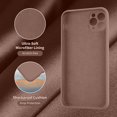 thumbnail image 6 of Designed for iPhone 11 Pro Max Case, Silicone Ultra Slim Shockproof Phone Case with Soft Anti-Scratch Microfiber Lining,[Enhanced Camera Protection], 6.5 inch, Light Brown, 6 of 7