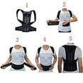 thumbnail image 4 of Sonducket Cinturón de soporte para espalda, Corrector de postura elástico alto para hombros, herramienta moldeadora de cintura, correa para Ropa Deportiva, Zapatos XXL, 4 of 6