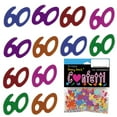 thumbnail image 3 of Confetti Number 60 MultiColors - Pouch (1/2 oz) - CCP7604, 3 of 8