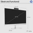 thumbnail image 5 of HP 24 inch All-in-One Desktop PC, FHD Display, AMD Ryzen 7 7730U, 16 GB RAM, 512 GB SSD, AMD Radeon Graphics, Windows 11 Home, 24-cr0032 (2024), 5 of 7