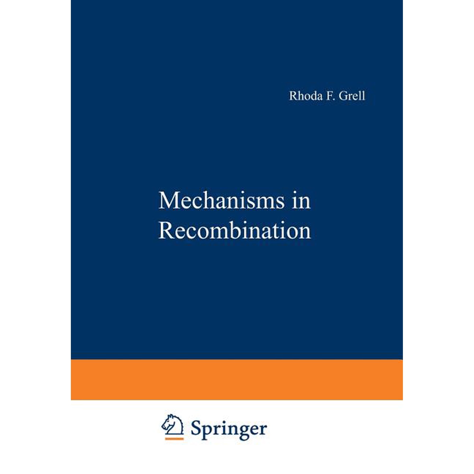 Mechanisms in Recombination (Paperback)