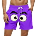 thumbnail image 2 of Vetsdori Big and Tall Swimming Trunks for Men Summer Casual Swimwear Board Shorts Elastic Waist Drawstring,Ropa Mens Swim Shorts,XL, 2 of 6