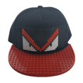 thumbnail image 1 of Gorra de béisbol DIY para niños, bloques de construcción de personalidad de verano, ensamblados, dibujos animados, hombres y mujeres, hip hop, gorra de padres e hijos, 1 of 4