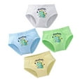 thumbnail image 3 of Boys Underwear Soft Comfortable Breathable Briefs for Kids Toddler Baby Cartoon Printed Trunks 4 Pack 4PCS, 3 of 3