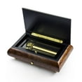 thumbnail image 2 of Traditional Swiss 50 Note Musical Instrument Theme Inlay Grand Music Box - Eine Klein Natchmusik, 2 of 2