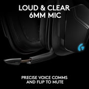 Logitech G935 Wireless Gaming RGB Headset, 7.1 Surround Sound, DTS Headphone:X 2.0, 50 mm PRO-G Drivers, 2.4 GHz Wireless, Flip-to-Mute Mic, PC