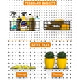 thumbnail image 6 of INCLY 30Pcs Peg Board Organizer Accessories Kit, Pegboard Hooks Assortment with Bins, Cups, Wire Baskets and Paper Towel Holder for 1/8“ and 1/4” Pegboard Garage Workbench Craft Room Organizing Tools, 6 of 8