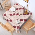 thumbnail image 2 of Pioneer Flower Floral Print Pattern Square Tablecloth, Waterproof Wipeable Spillproof Washable Table Cover for Home Kitchen Party Decor, 42"x42", 2 of 6