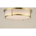 thumbnail image 2 of 2 Light Flush Mount-Satin Brass Finish Maxim Lighting 10272Wtsbr, 2 of 5