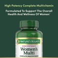 thumbnail image 3 of Multivitamínico Nature's Bounty de alta potencia para mujeres, 120 comprimidos, 3 of 8