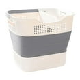 thumbnail image 3 of Cesta plegable para la colada, 30 L, contenedor de almacenamiento portátil para la colada, para el hogar, la habitación de los niños, el baño interior Gris, 3 of 8