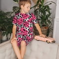 thumbnail image 4 of Wukai Ensemble de Pyjama Court à Manches Courtes Imprimé Citrouilles d'Halloween pour Enfants, 2 Pcs-4TG, 4 of 6