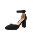thumbnail image 1 of Zapatos DREAM PAIRS Angela Negro Nubuck Tacón de 8.5 cm, 1 of 8