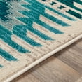 thumbnail image 5 of Livabliss Livabliss Paramount Southwestern Runner Indoor Area Rug, Aqua ,2'2" x 7'7", 5 of 8
