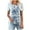 White, variant on Cute Floral Print Summer Flowy Tunic Tops for Women Dressy Casual Short Sleeve Ruched Pleated T-Shirts Sexy V Neck Graphic Fake Two Piece Pullover Blouse Multicolor#22 XL
