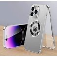 thumbnail image 1 of 2024 Metal Aluminium Alloy Case for iPhone 15 14 13 12 Pro Max Camera Lens Protective Case iphone Original Color Phone Cover, 1 of 7