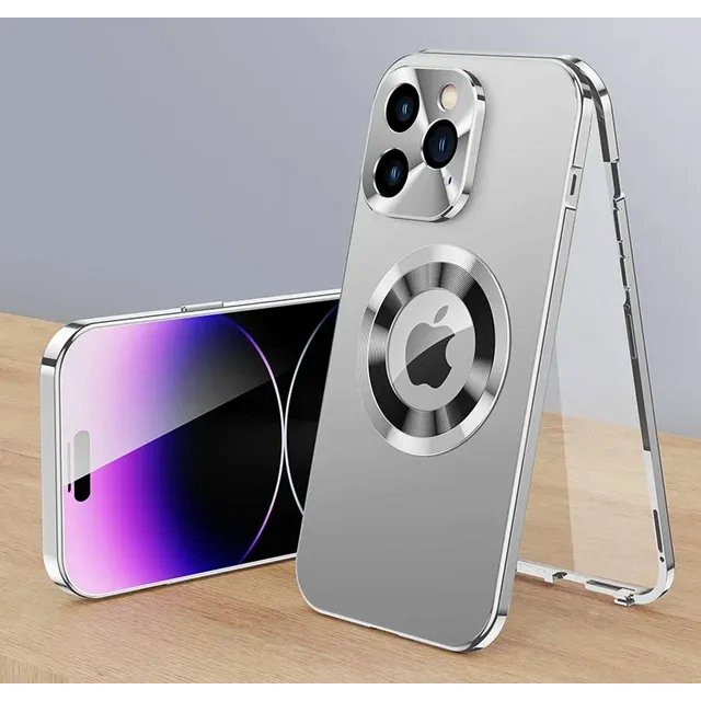 2024 Metal Aluminium Alloy Case for iPhone 15 14 13 12 Pro Max Camera Lens Protective Case iphone Original Color Phone Cover