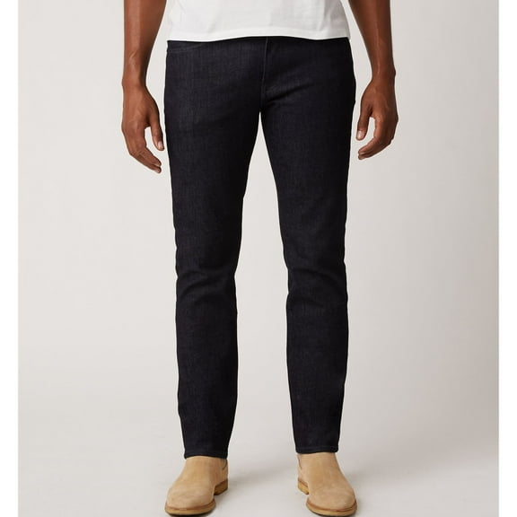 DSTLD Mens Natural Dye Slim Fit Jeans, Blue, 33W x 32L