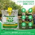thumbnail image 5 of ADDOT Outdoor Natural Pre-baited Disposable Fly Catchers Flies Trap Bag, 8 Count, 5 of 8