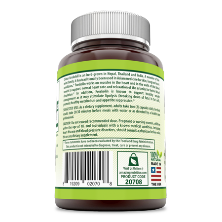 Herbal Secrets Forskolin 125 Mg 120 Capsules