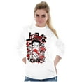 thumbnail image 4 of Kanji Style Betty Boop Classy Chic Women Plus Size Long Sleeve Tee Brisco Brands 2X, 4 of 5