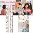 thumbnail image 2 of CAROOTU Wooden Height Measure Hanging Ruler Cute Cartoon Roll Up Cloth Growth Chart for Kids Decorative Props for Bedroom Home, 2 of 7
