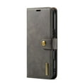 thumbnail image 2 of DG.MING for iPhone Air, 2-in-1 Crazy Horse Texture Phone Case with Removable Inner Back Cover, Strong Magnetic Attachment/Closure, Card Slots/Pocket, PU Leather Protective Solid Flip Wallet Case,Grey, 2 of 10
