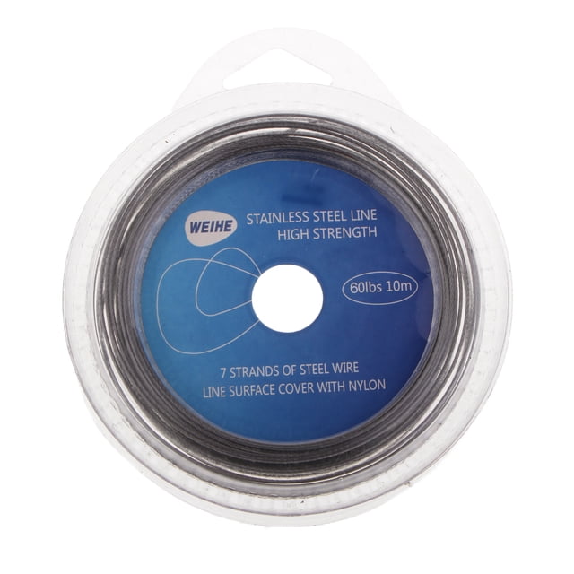 de alambre de acero inoxidable de 7 hebras con línea de jigging 60 Sunnimix Líder de pesca de acero inoxidable