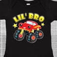 thumbnail image 4 of Inktastic Monster Truck Little Bro Boys Baby Bodysuit, 4 of 5