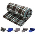 thumbnail image 5 of REDCAMP Fleece Sleeping Bag Liner Thicker for Adult Warm or Cold Weather,73in Long Full Sized Zipper Camping Blanket for Outdoor Indoor Used with Sack, 5 of 9