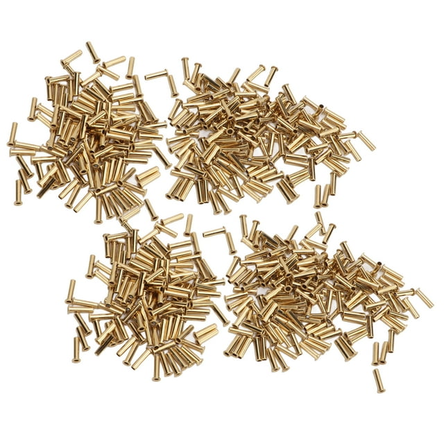 Hole Copper Rivets, Hollow Rivet Toughness Excellent Corrosion Resistance For Bag Accessories For Clothing 2.5x11x3.8mm