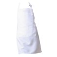 thumbnail image 4 of Kid's Apron Chef Apron Skin friendly Children'Bib with Pocket Kitchen Apron for Cooking, Baking, Painting, Training Wear White M, 4 of 8