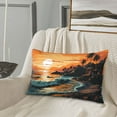 thumbnail image 5 of Balery Serene Ocean Sunset Bedding Queen Pillow Cases - Envelope Closure - Soft Brushed Microfiber Fabric - Shrinkage and Fade Resistant Pillow Cases-20"x30", 5 of 6