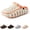 Orange, variant on Women Men Cloud Shoes Wide Toe Box, 2026 New Waterproof EVA Slip-On Clogs with Arch Support Cushioned Slippers