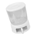 thumbnail image 4 of TKSE Grain Storage Organizer, Grain Dispenser Multi Grids Large Capacity Food Grade Material Rice Bucket Rotation for Househeld Food Storage(white), 4 of 7